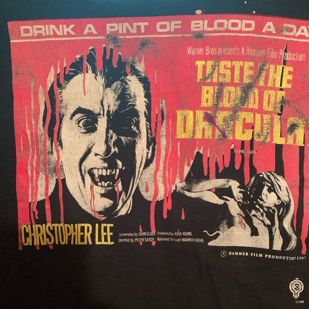 VINTAGE BLOOD OF DRACULA TEE